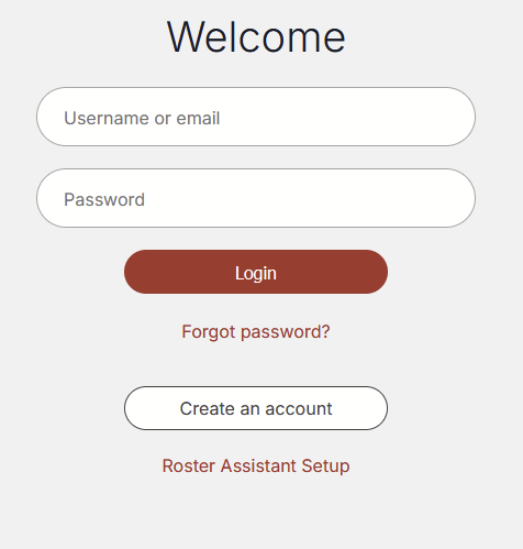 VHLCentral Login Credential Entry close up