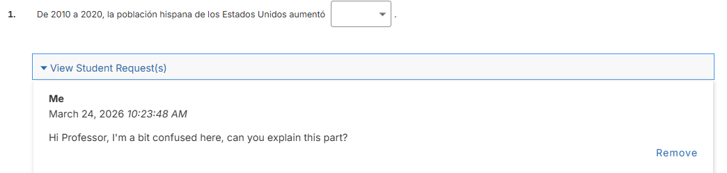 A screenshot shows a message with a timestamp from Apr 30, 2015, where someone asks for clarification but later says "Never mind."