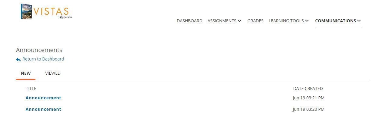 A screenshot shows a dashboard interface with tabs like assignments, grades, and announcements dated June 19.